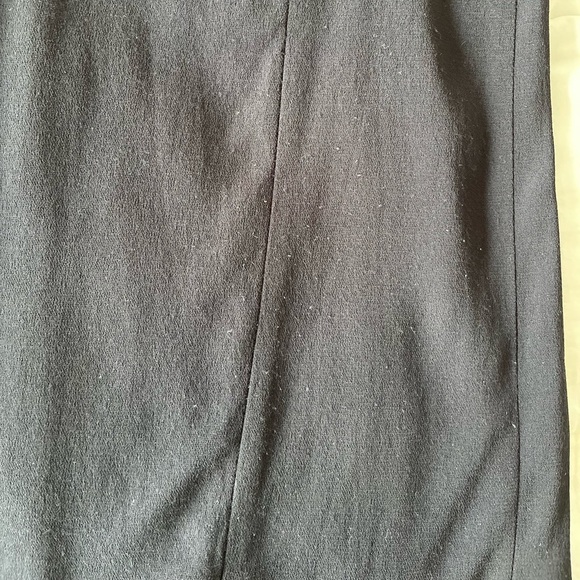 SANDRO Paris Burgundy Black Colour Block Long Sleeve Shift Dress Size 1 - Picture 15 of 15